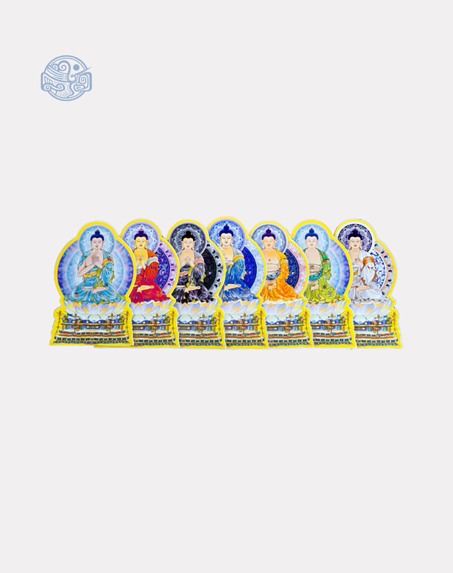 Bộ tranh Thất Phật chất liệu ép plastic