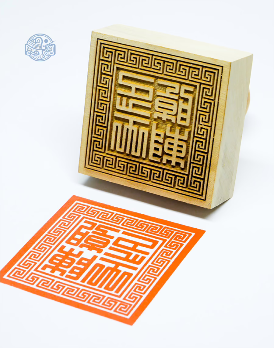 Dấu triện trần triều gỗ - Ảnh 5