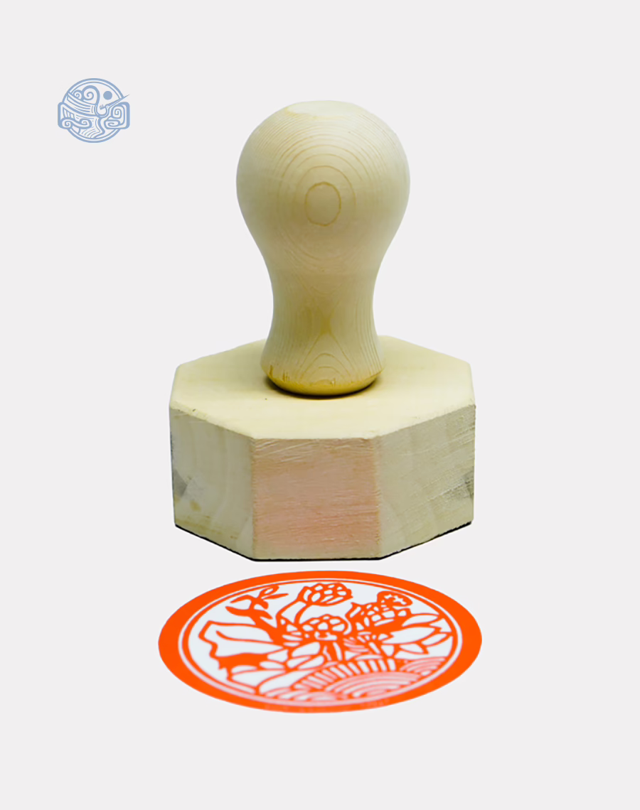 Dấu triện Liên Hoa gỗ - Ảnh 3