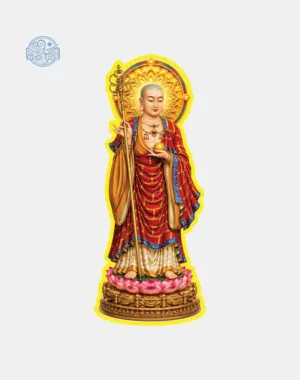 Tranh Mục Kiền Liên Bồ Tát chất liệu nhựa xốp