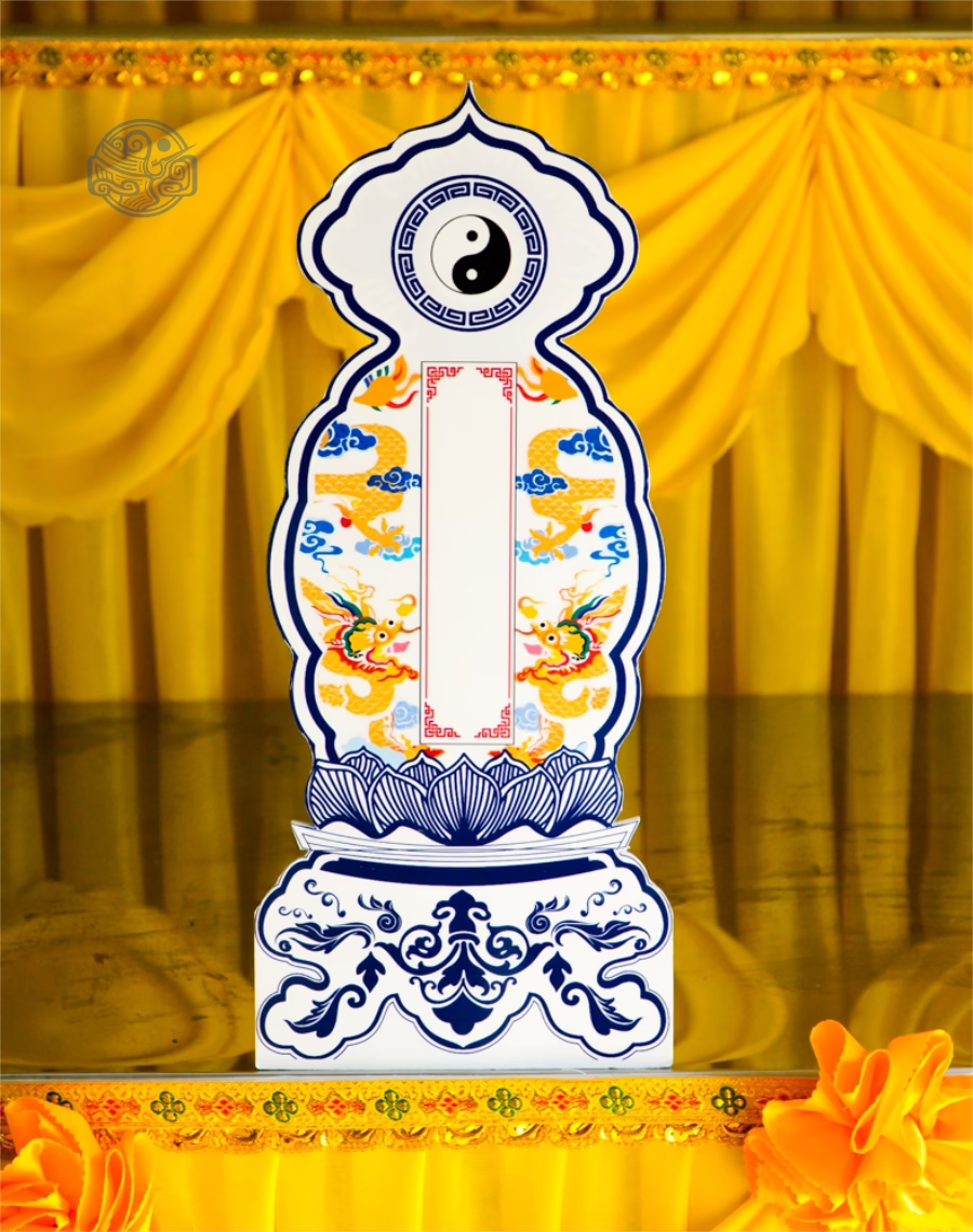 Bài vị Long Vân Khánh Hội Thái Cực 50cm nhựa xốp fomex - Ảnh 7