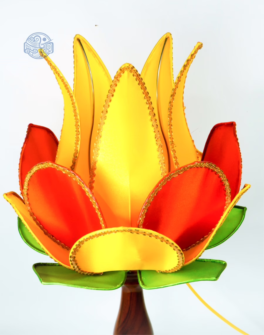 Đèn lụa hoa sen có đế 60cm - Ảnh 16