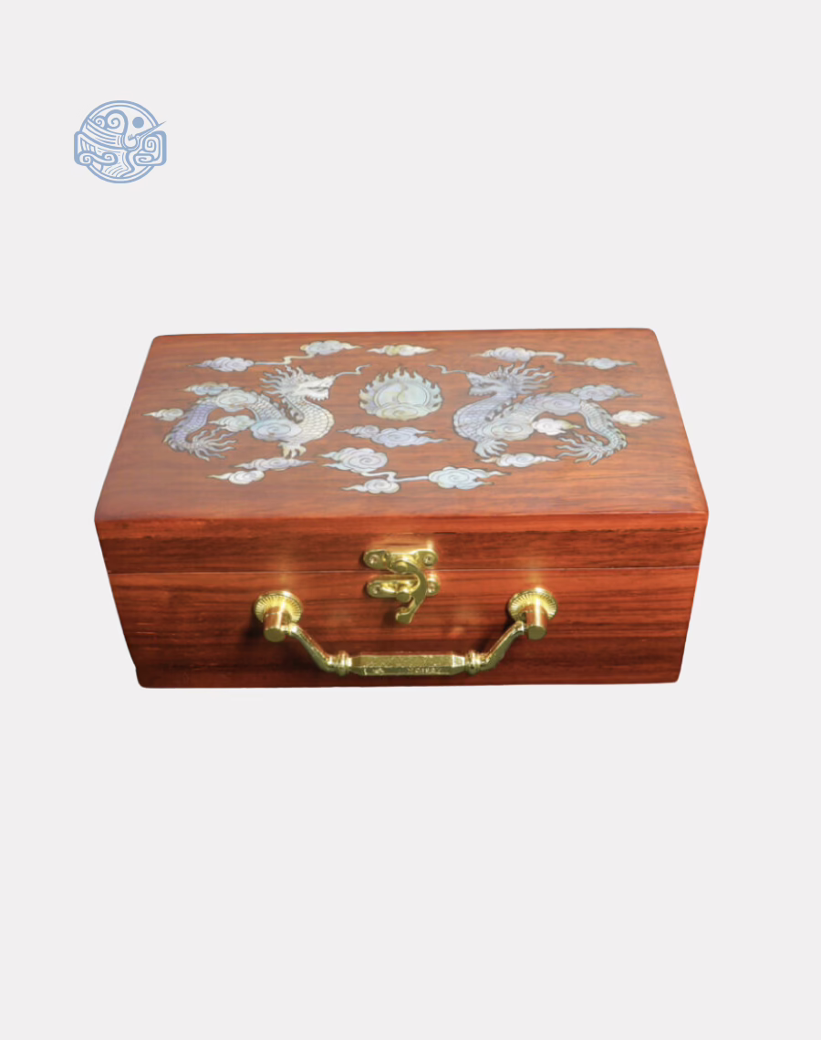 Hộp gấm đựng trang sức, đồ phong thuỷ