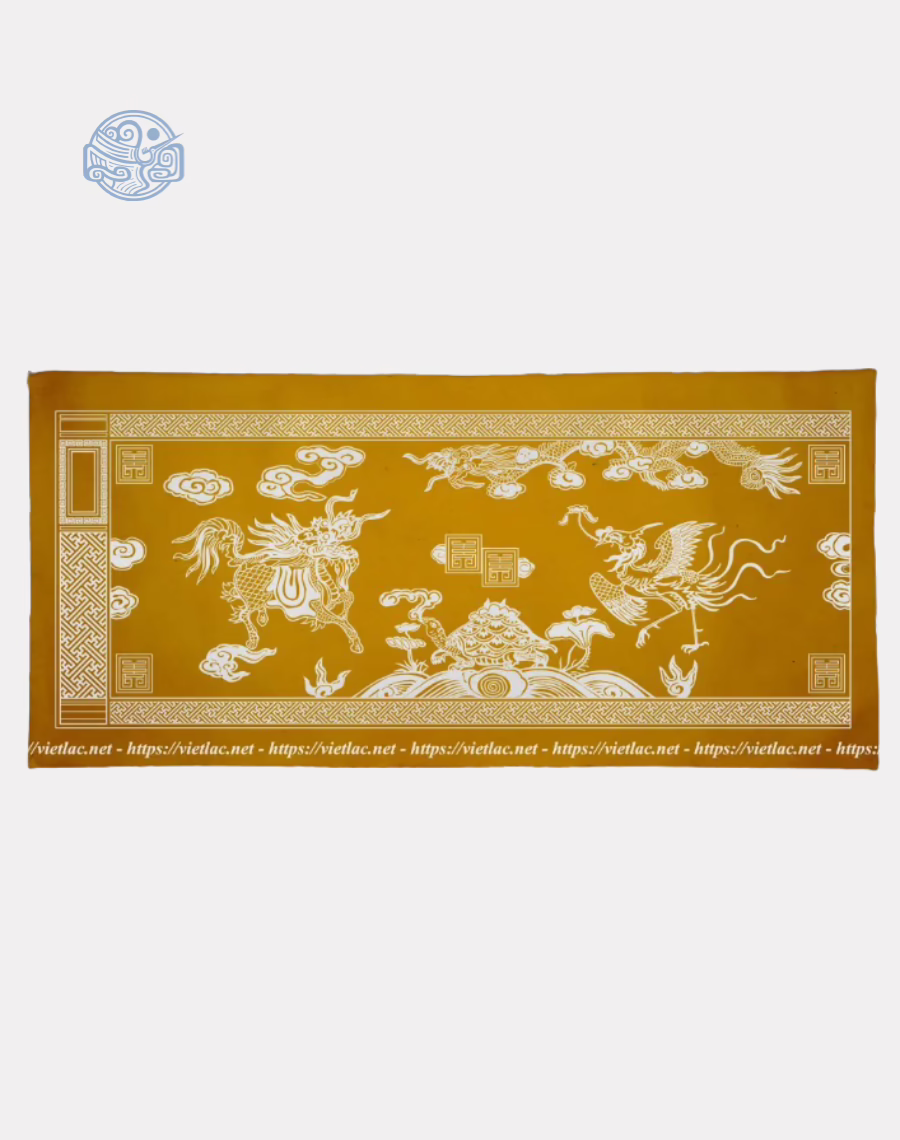 Phôi sắc phong pháp sư Thanh đồng Cảnh Long Ẩn Vân Tứ Linh - Ảnh 3