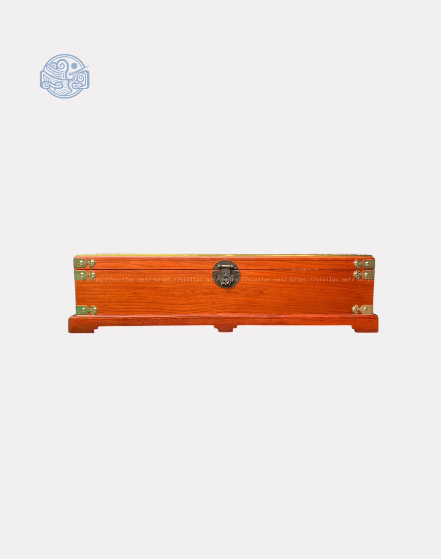Hộp đựng sắc phong 61x12x12cm gỗ nâu - Ảnh 2