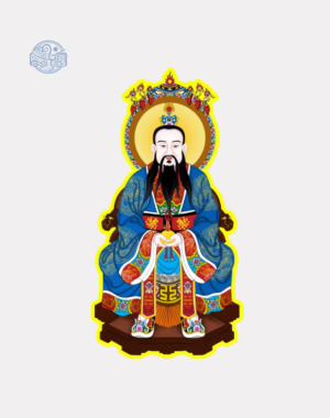 Tranh Nguyên Thủy Thiên Tôn nhựa xốp
