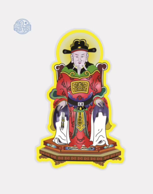 Tranh Quan Trần Triều ép plastic