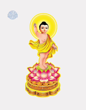 Tranh Phật Đản Sinh nhựa xốp