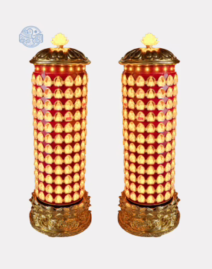 Tháp Dược sư 12 tầng kèm tượng dược sư 120cm đế tròn