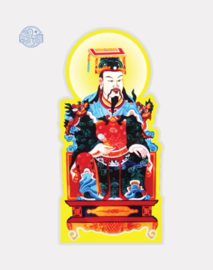 Tranh Bắc Đẩu Tinh Quân ép plastic