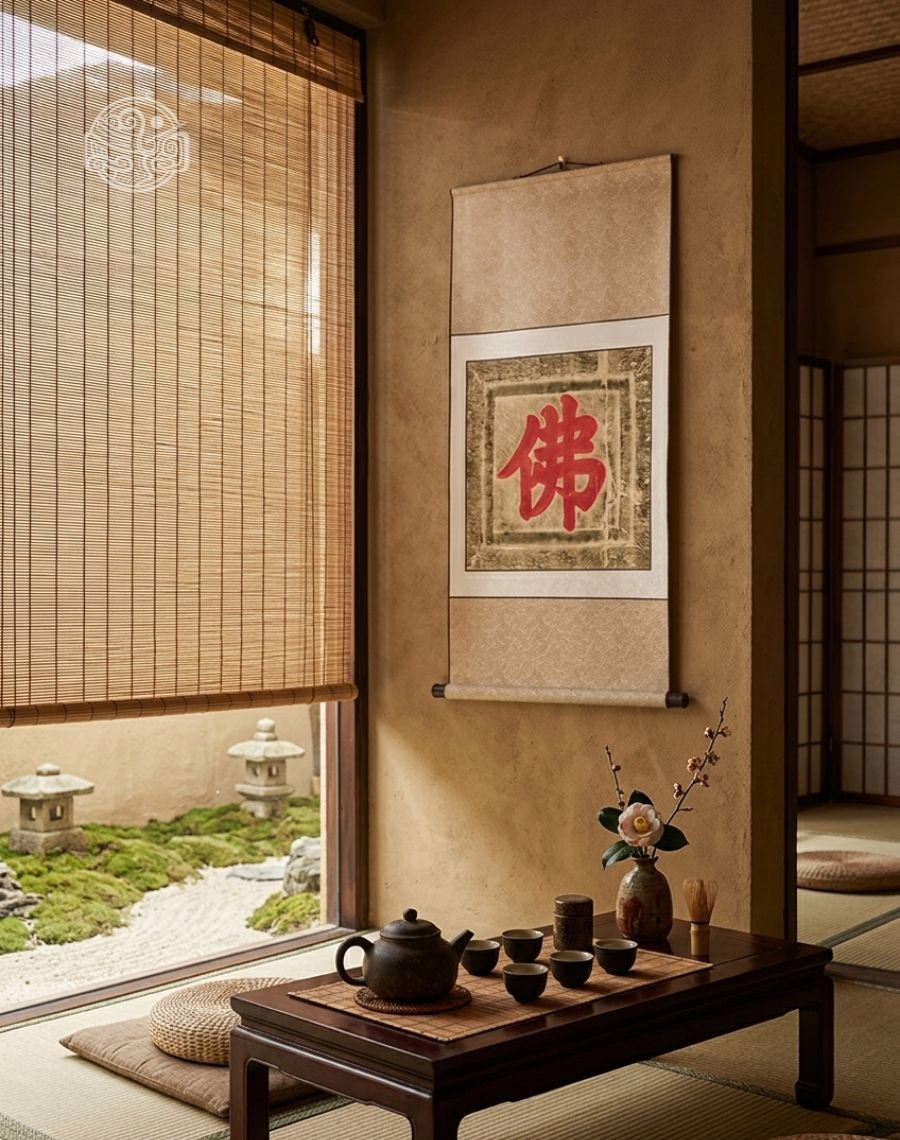 Biểu chữ Phật 53x100cm - Ảnh 4